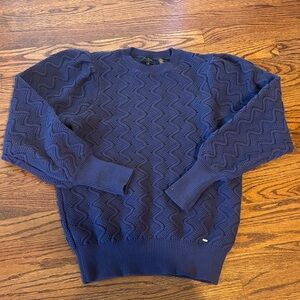 Ted Baker Navy Crew Neck Sweater